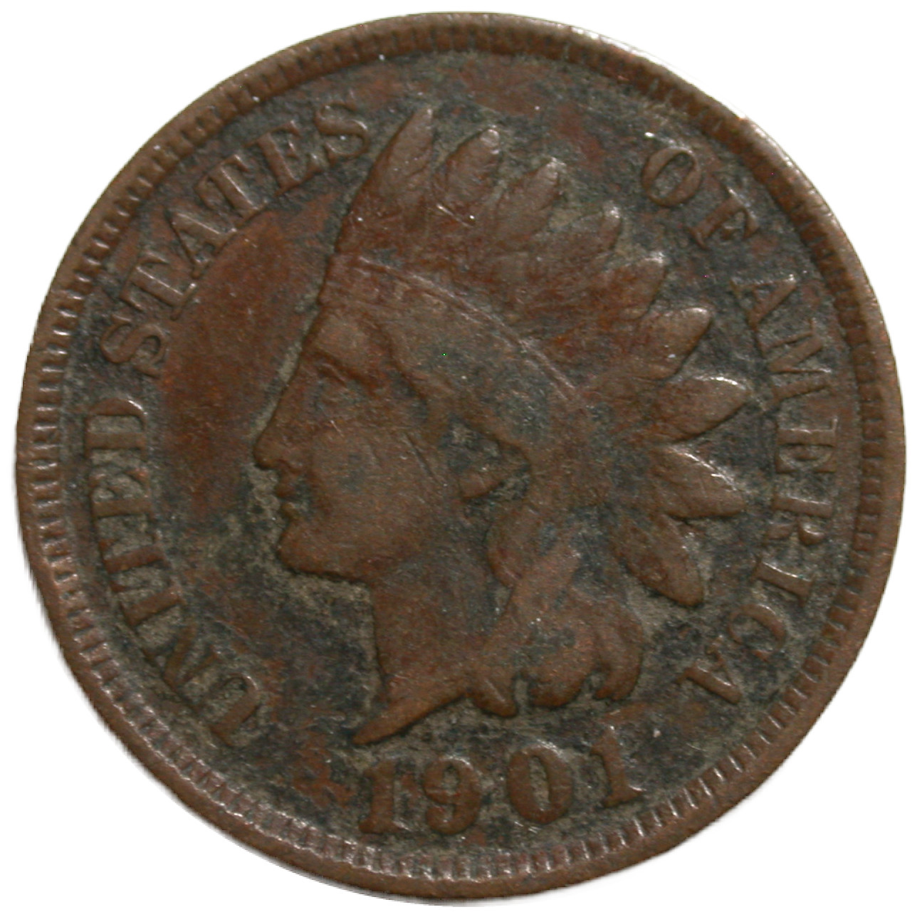 1901 Indian Head Cent