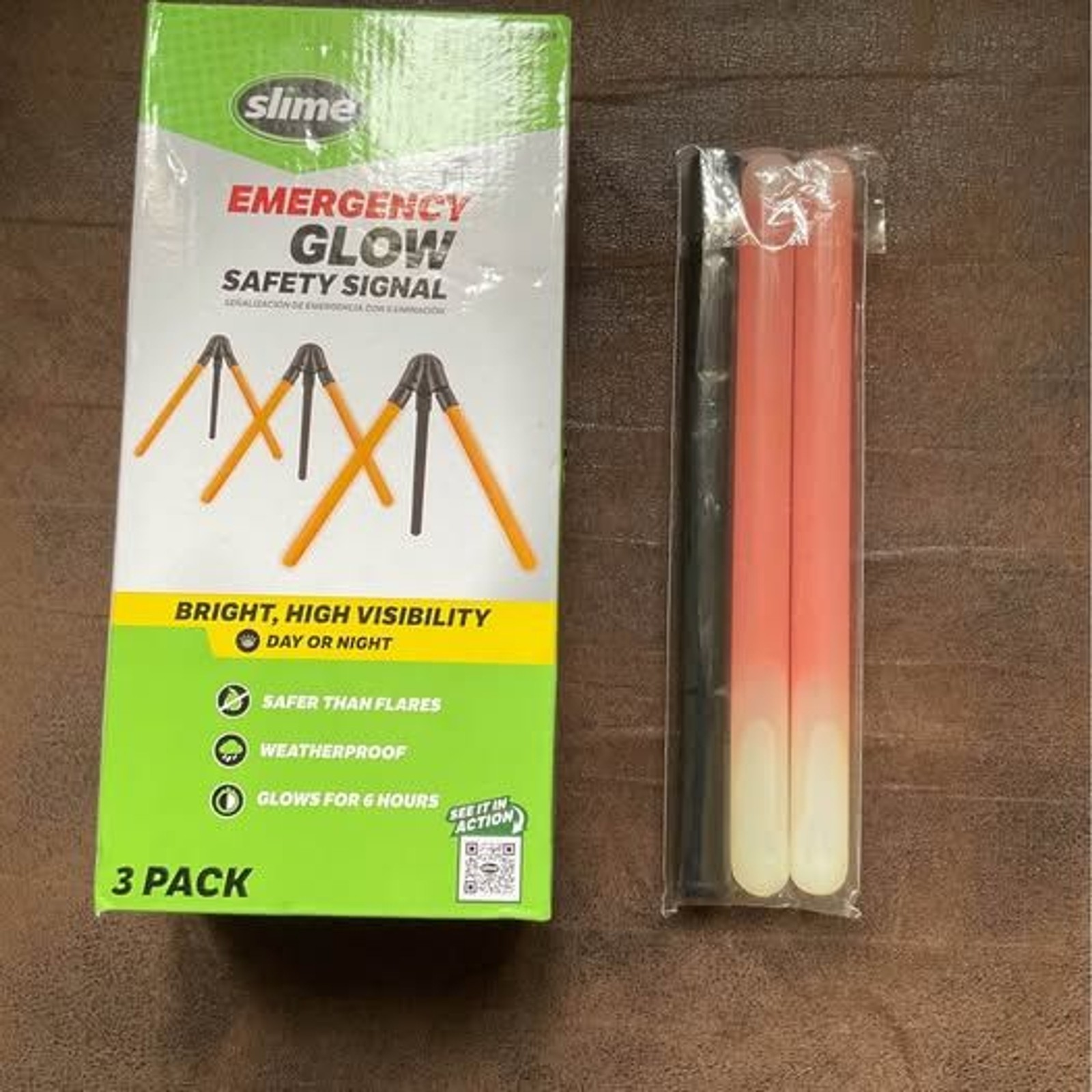 Slime Emergency Glow Safety Signal 3-Pack