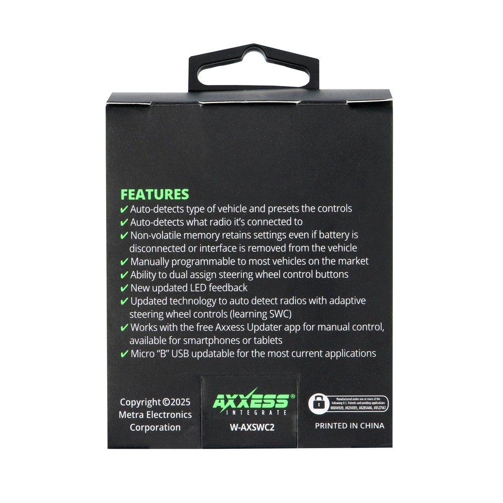 Axxess AXSWC-2 Universal Steering Wheel Control Interface