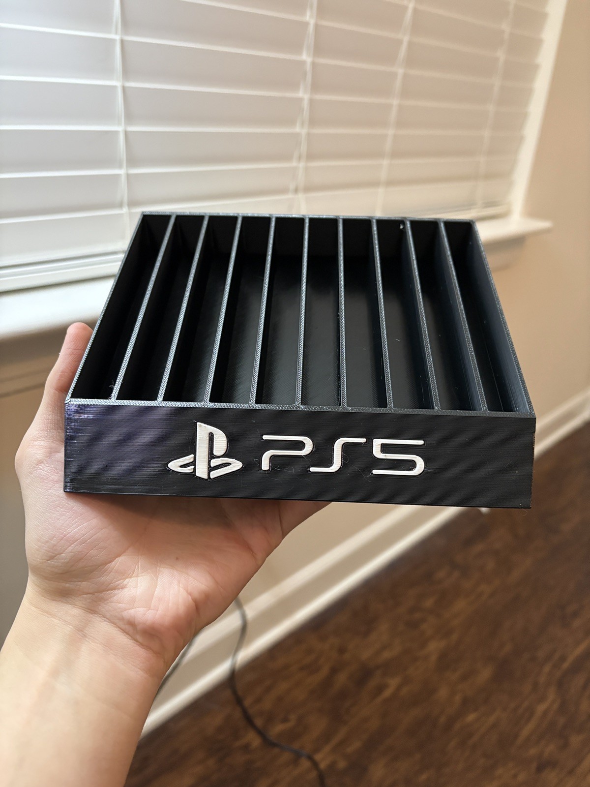 PS5 / PS4 Game Disc Storage Stand, Holds 10 Games Organizer Rack for Playstation