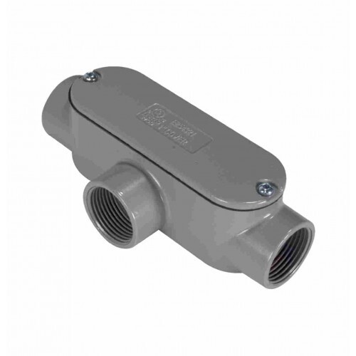 Orbit T-75A Gray Type T Threaded Conduit Body 0.75 Inch