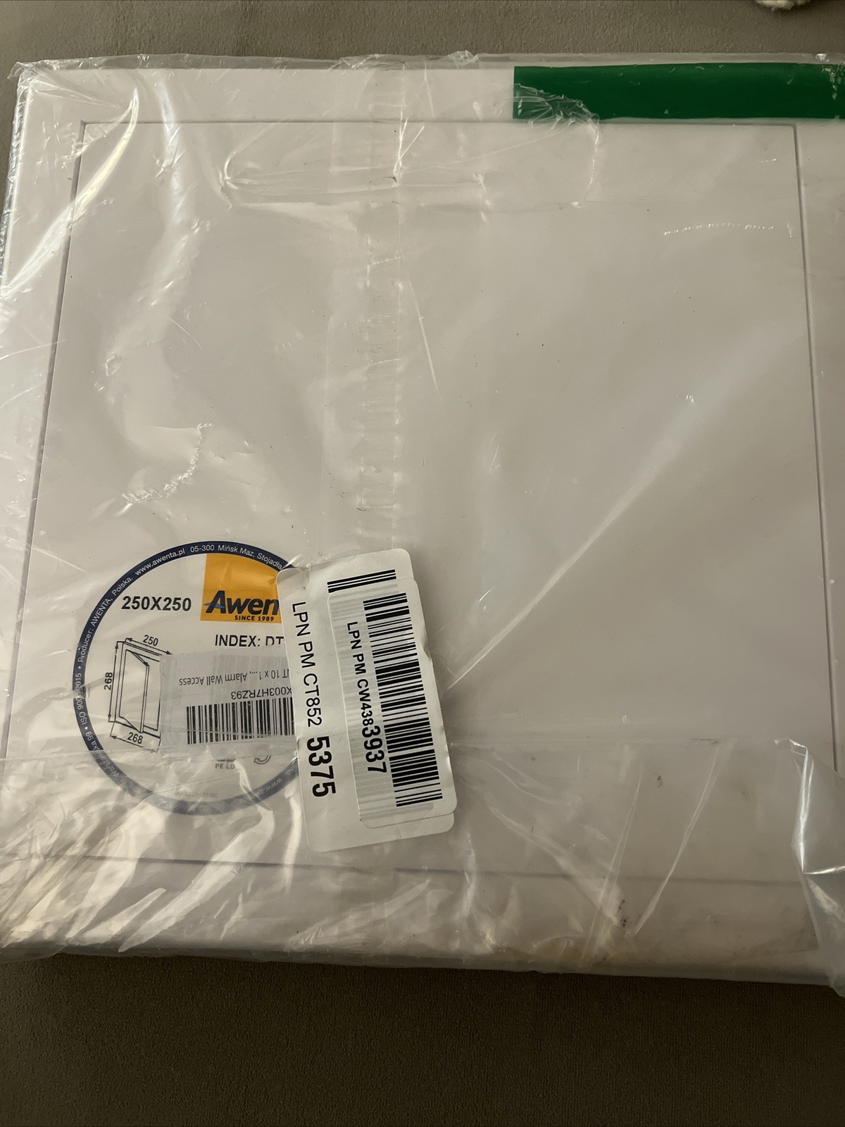 White Access Panel Inspection Revision Door Service Point 250mm X 250mm (10”x10”