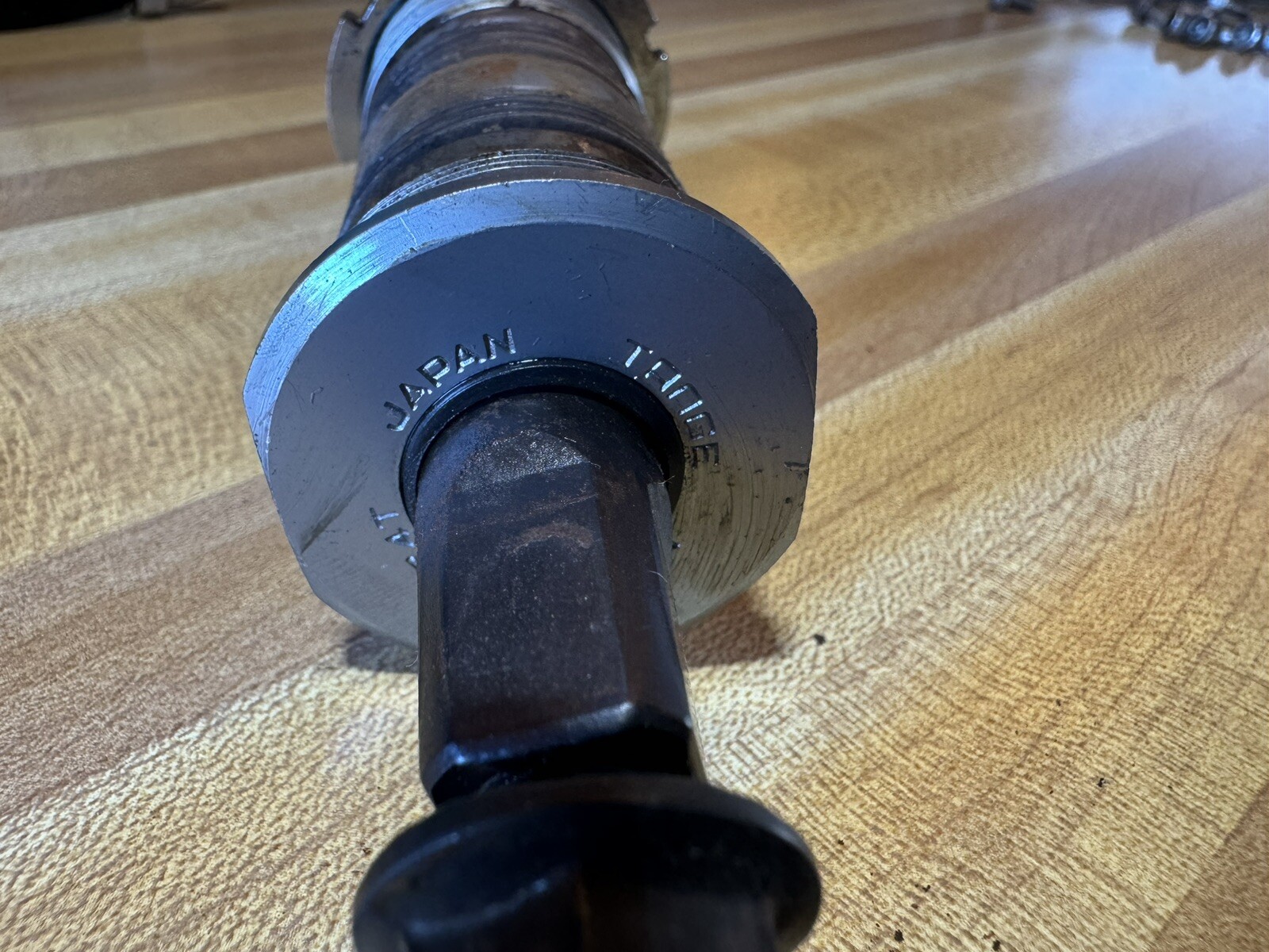 Vintage  Tange Bottom Bracket 78 x 128mm Japan English Thread 1.37x24 Triple