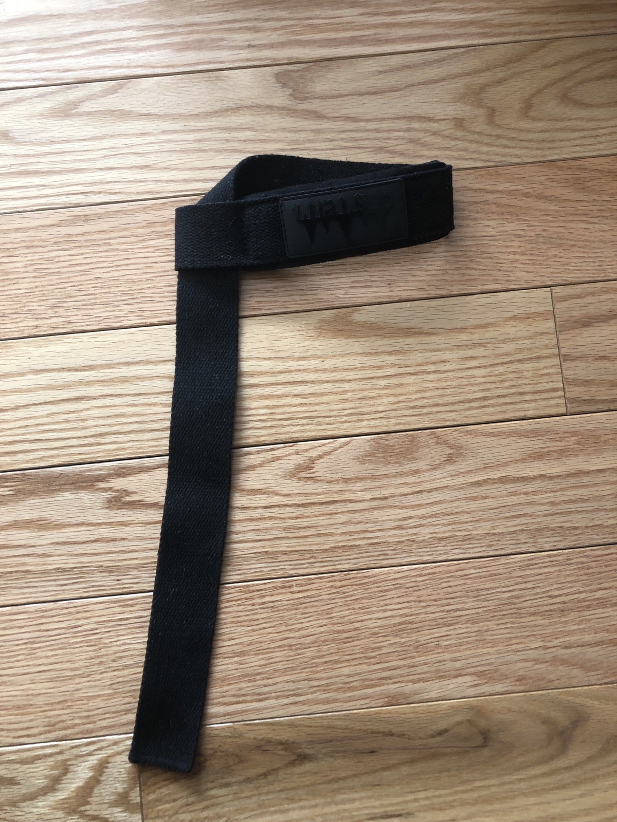 Weight Lifting Wrist Strap Adult Black Single Strap