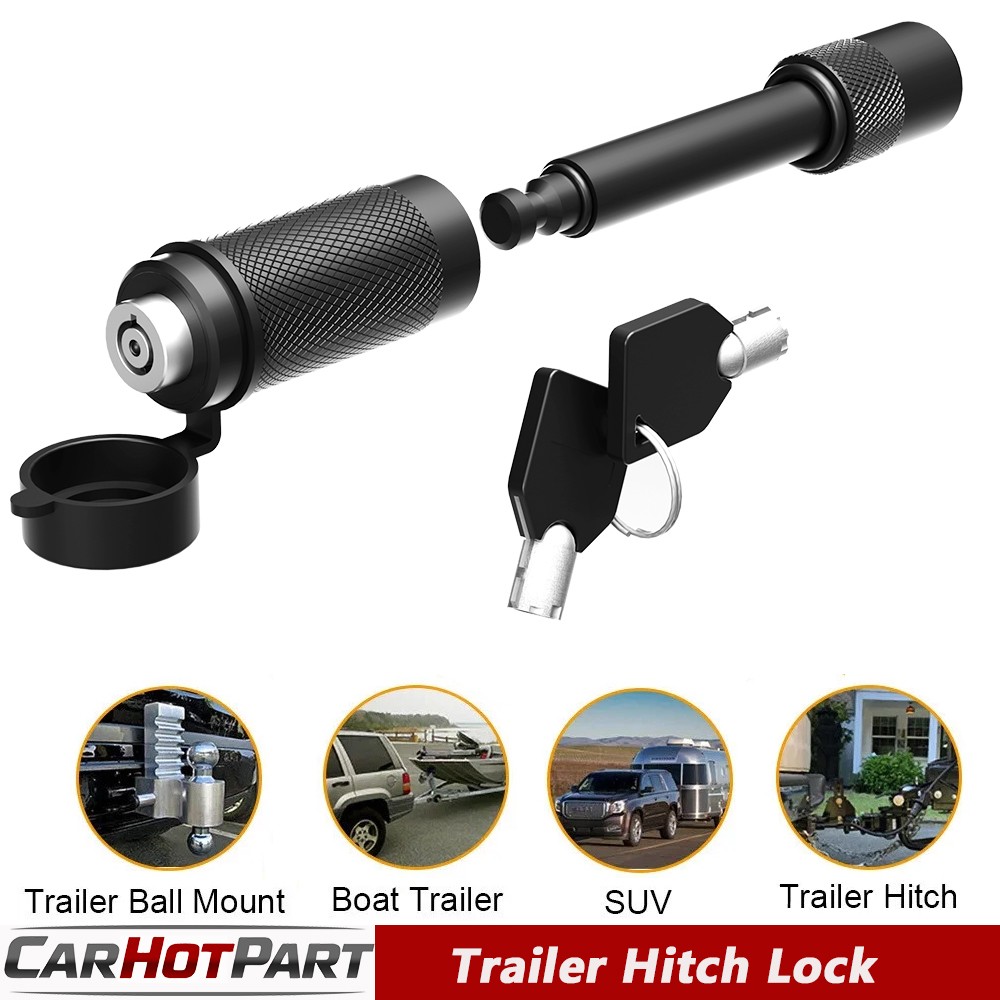 Hitch Pin Lock Trailer Hitch Lock 5/8 in With 2 Keys for Truck Trailer Receiver
