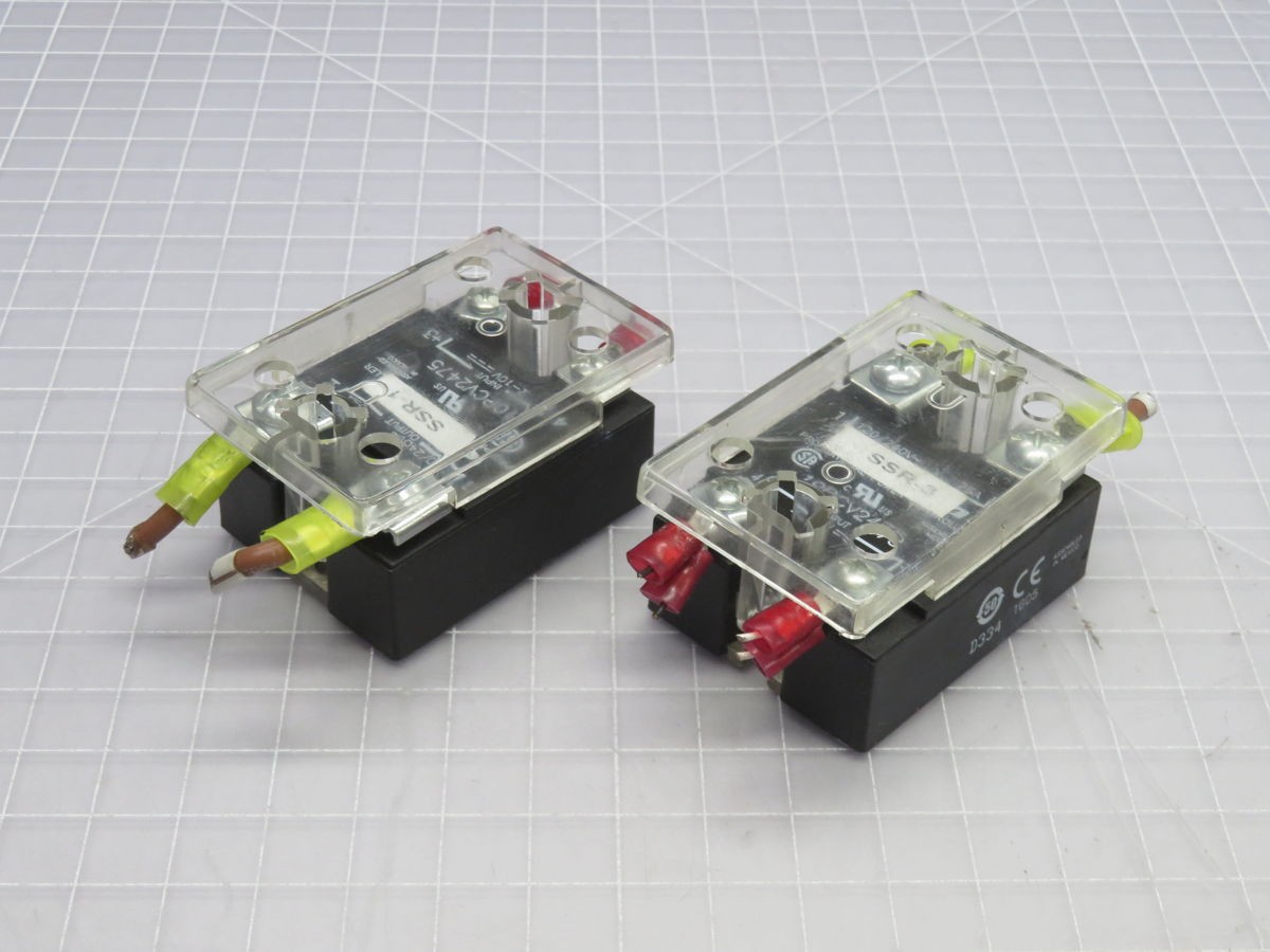 LOT OF 2 CRYDOM 10PCV2475 HIGH -PERFORMANCE PHASE ANGLE CONTROLLER T268419