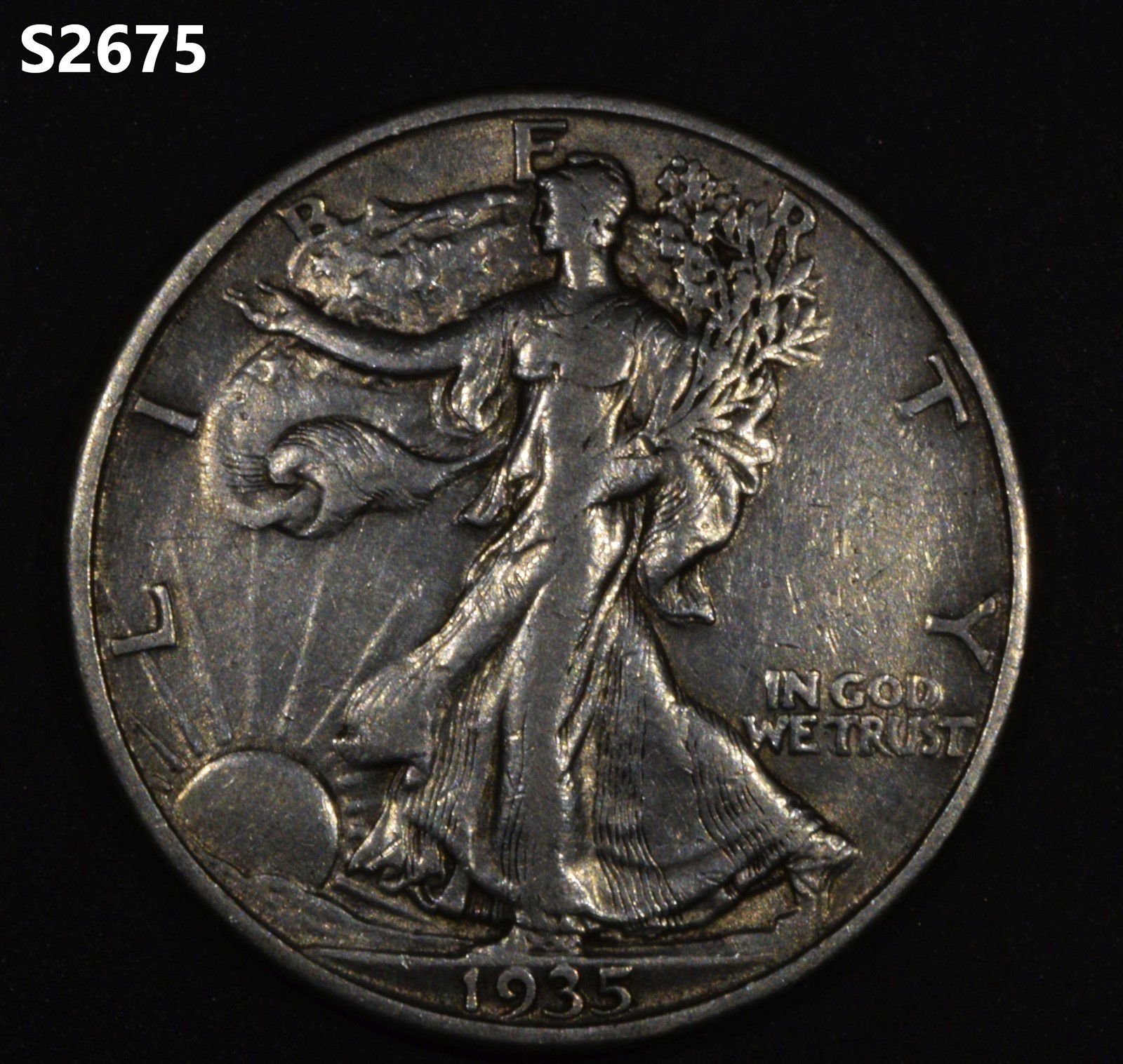 1935-S Liberty Walking Half Dollar "XF"