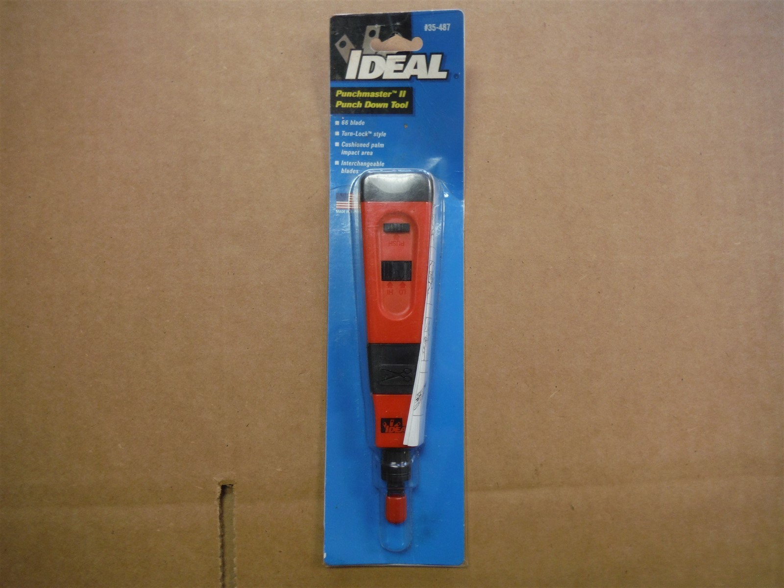 Ideal #35-487 Punch master II Punch Down Tool *B02