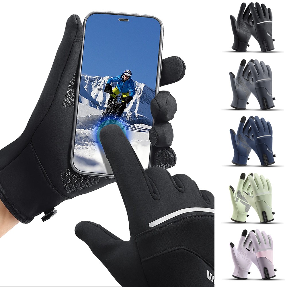Winter Cycling Touch Screen Gloves Windproof Sport Ski Waterproof Running Gloves