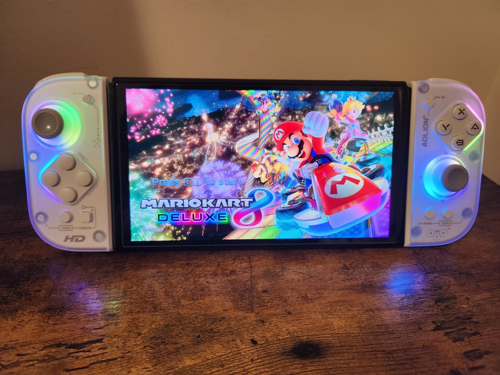 Aolion White J20 Pro Knight Wireless Joycons
