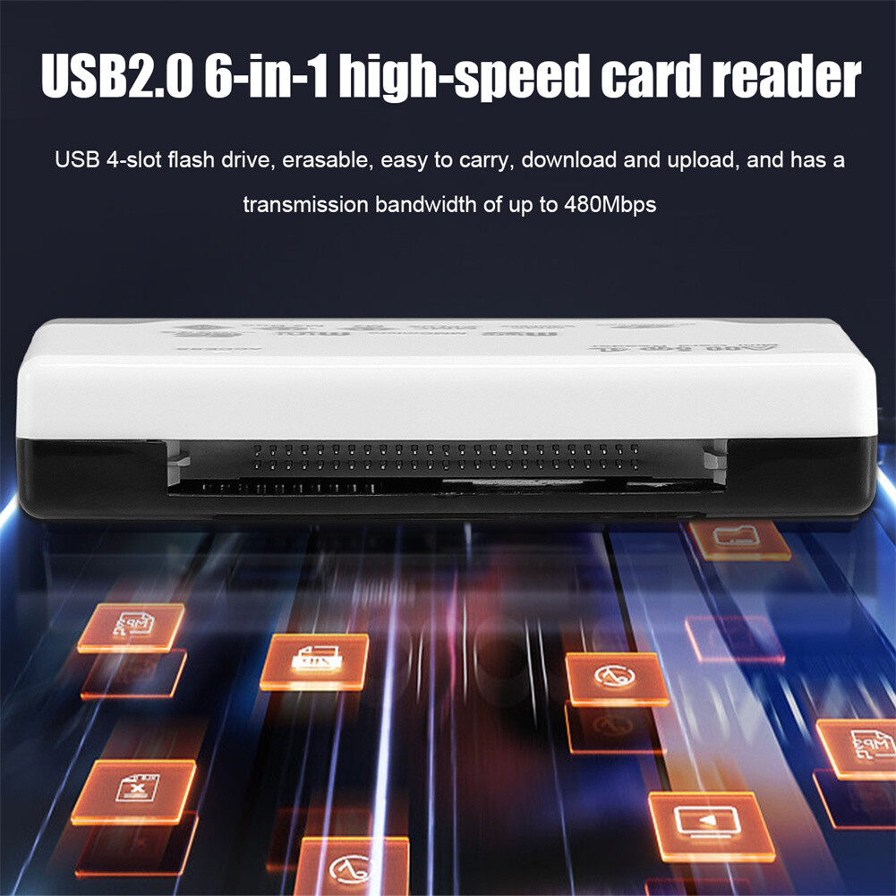 Card Reader Type C USB 2.0 Micro SD TF CF Smart Memory Adapter Laptop Computer