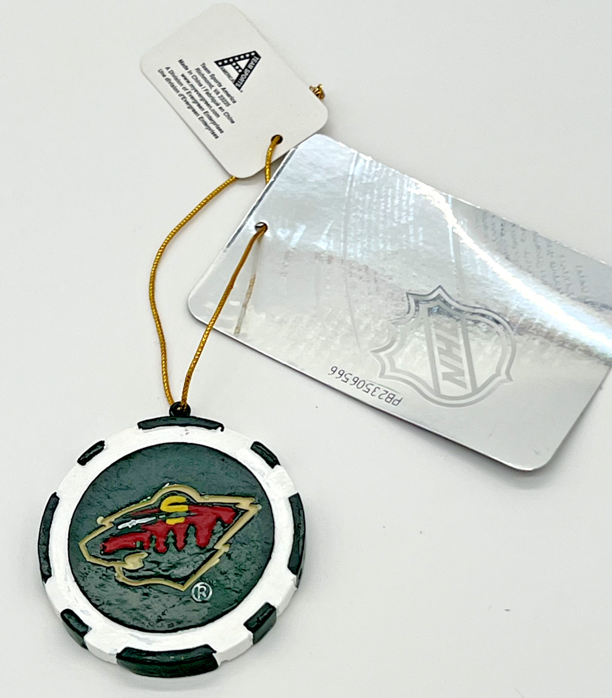 Minnesota Wild Game Chip Ornament NHL Hockey  Team Sports America