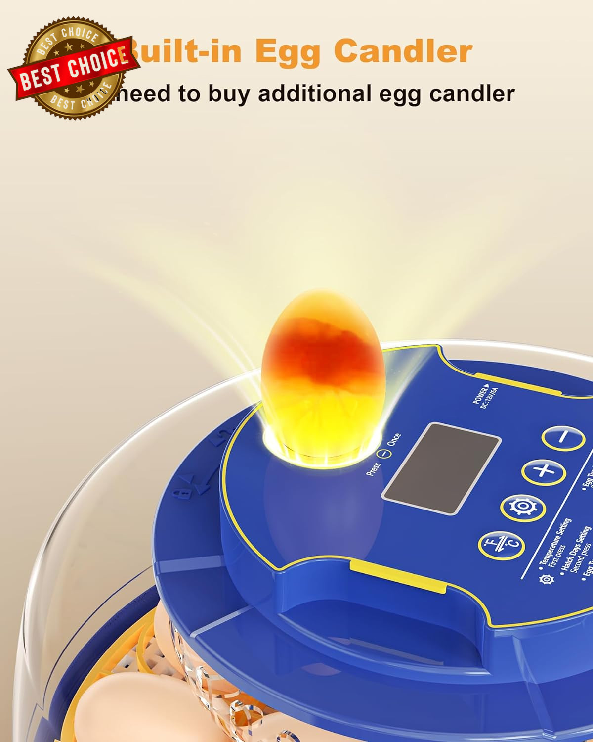 18 Chicken Egg Incubators for Hatching Eggs: Egg Incubator with Automatic Egg Tu