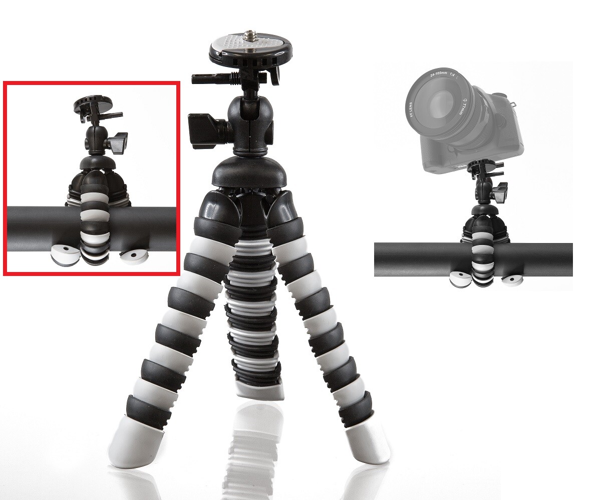Pro 8″ Gripster Flexible Tripod For Nikon Coolpix L810 L610 S6300 S4300 S9300