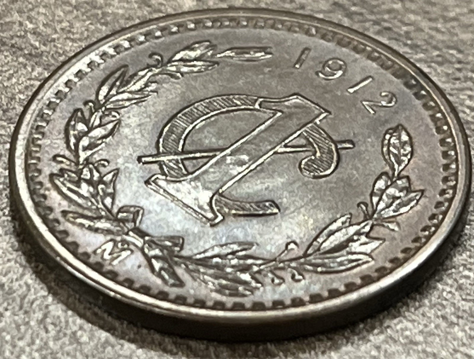 Very Nice AU 1912 Mexico 1 Centavo