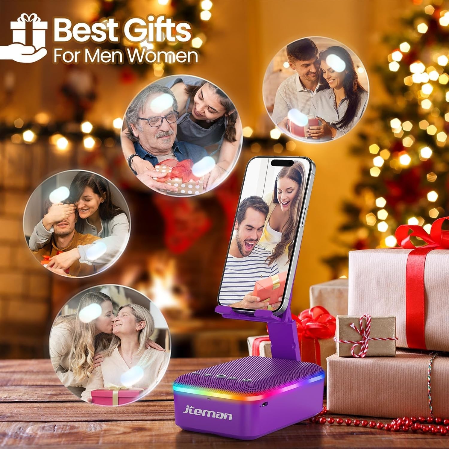 Tech Gadget Gift for Men Women - Bluetooth Speaker