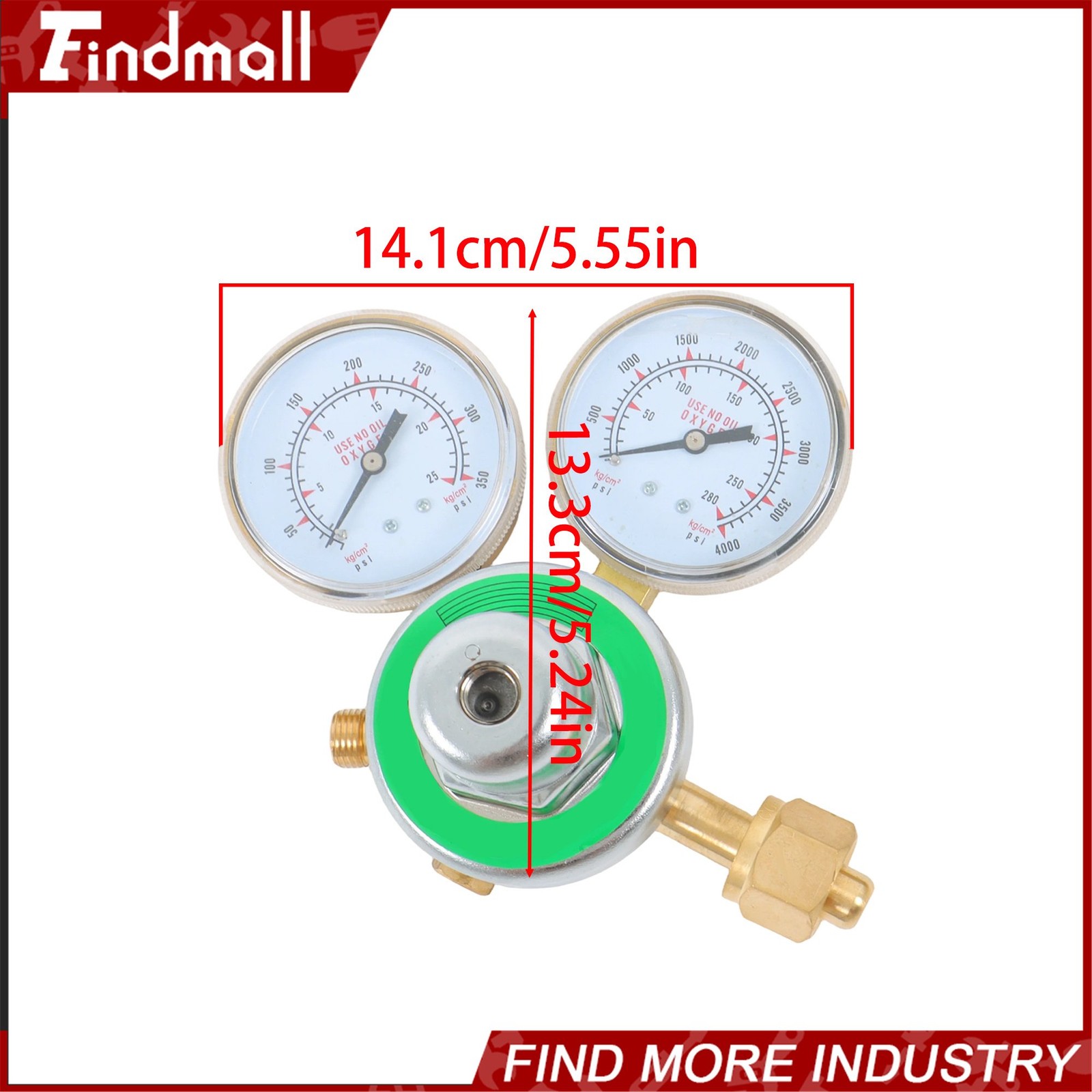 Acetylene Oxygen Gas Welding Regulator Pressure Gauge Fit Solid Brass Set