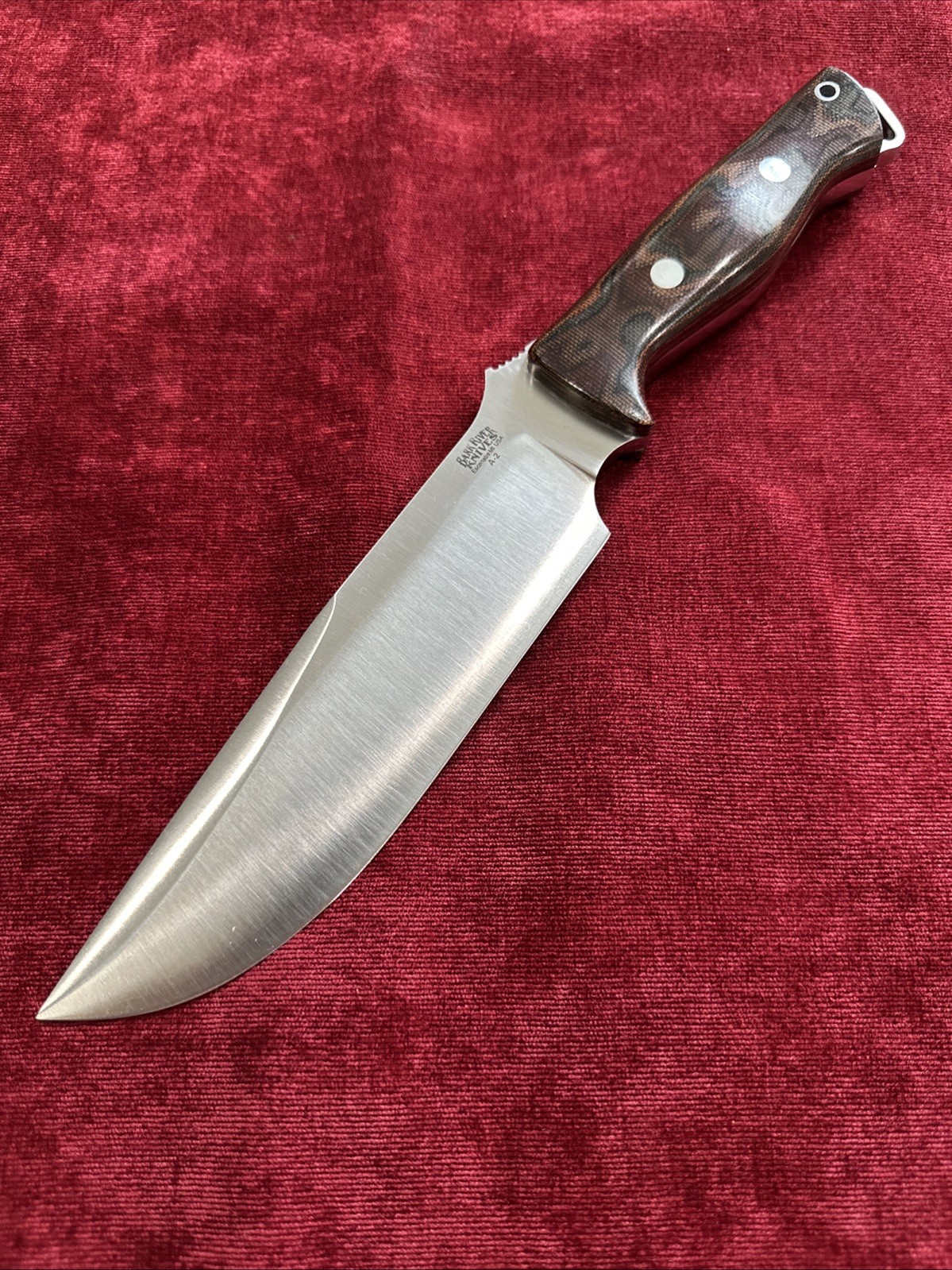 Bark River Knife Bravo Survivor A-2 Snakeskin Micarta - 1st Production Run