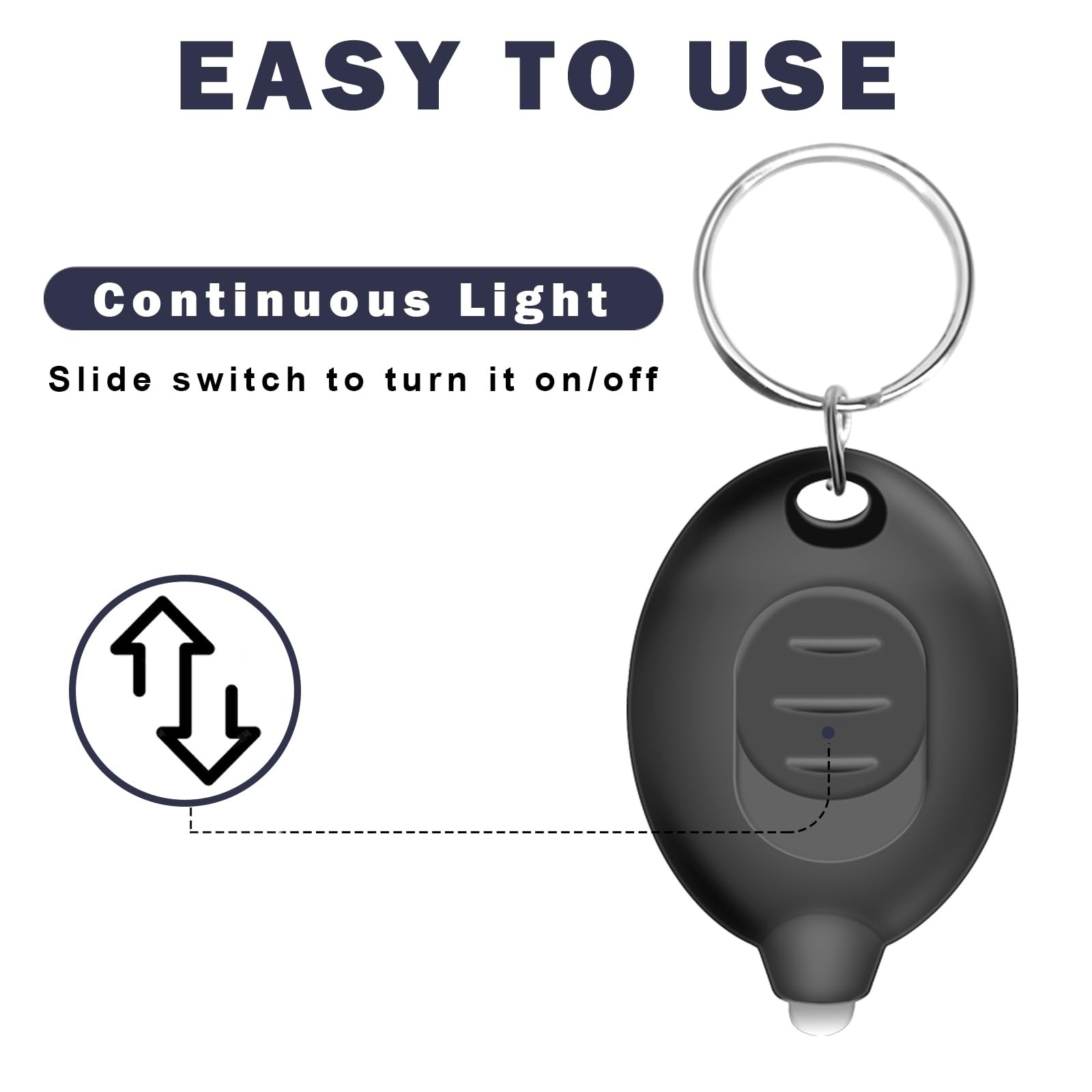 Mini LED Keychain Flashlight, Ultra Bright Tiny Flashlight, Small Keychain Fl...