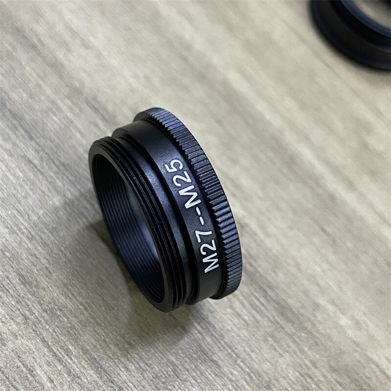 M27 to M25 Microscope Objective Lens Adapter Ring f Zeiss Mitutoyo Microscope