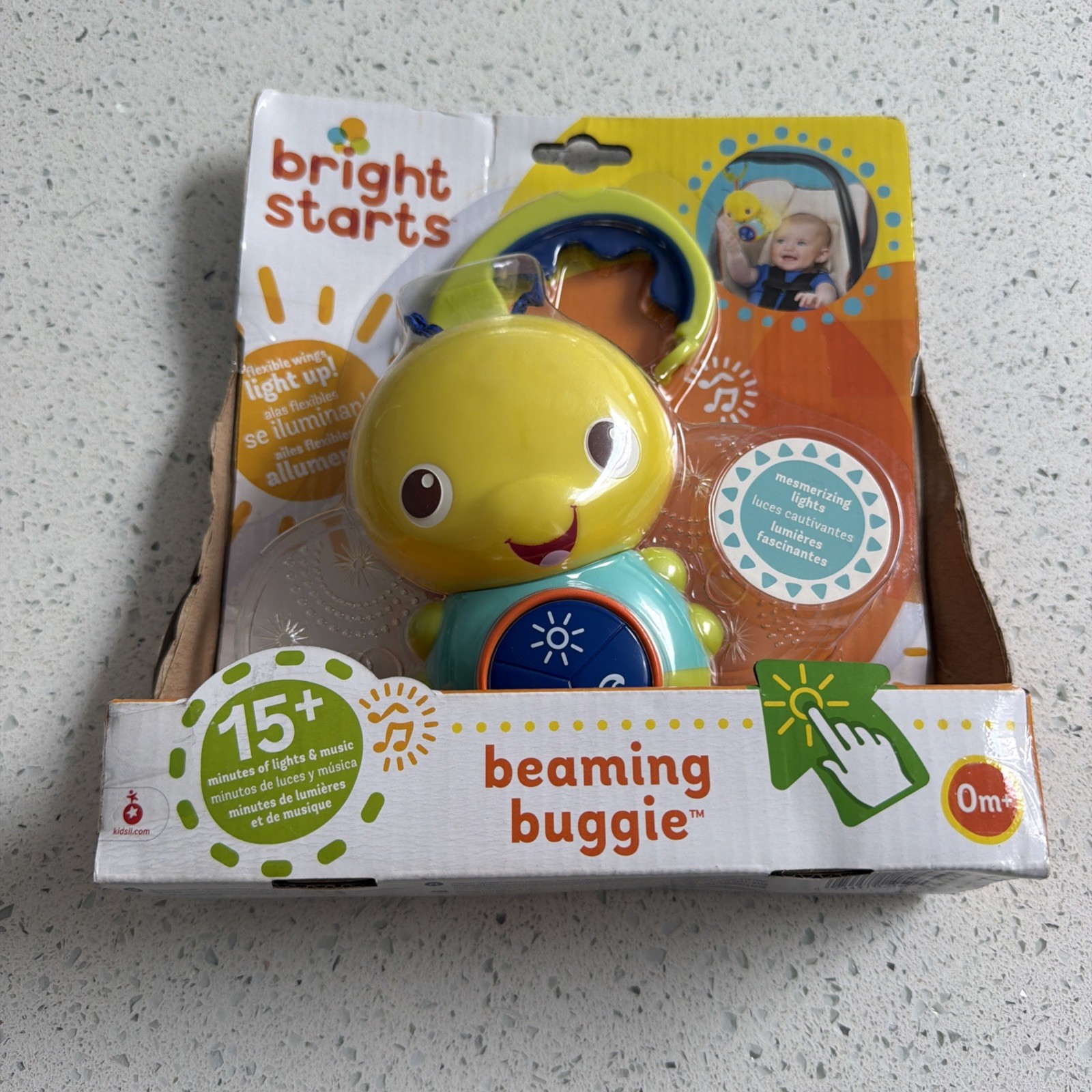 Bright Starts Take-Along Toy BEAMING BUGGIE - 52147, Popular Toy!!!