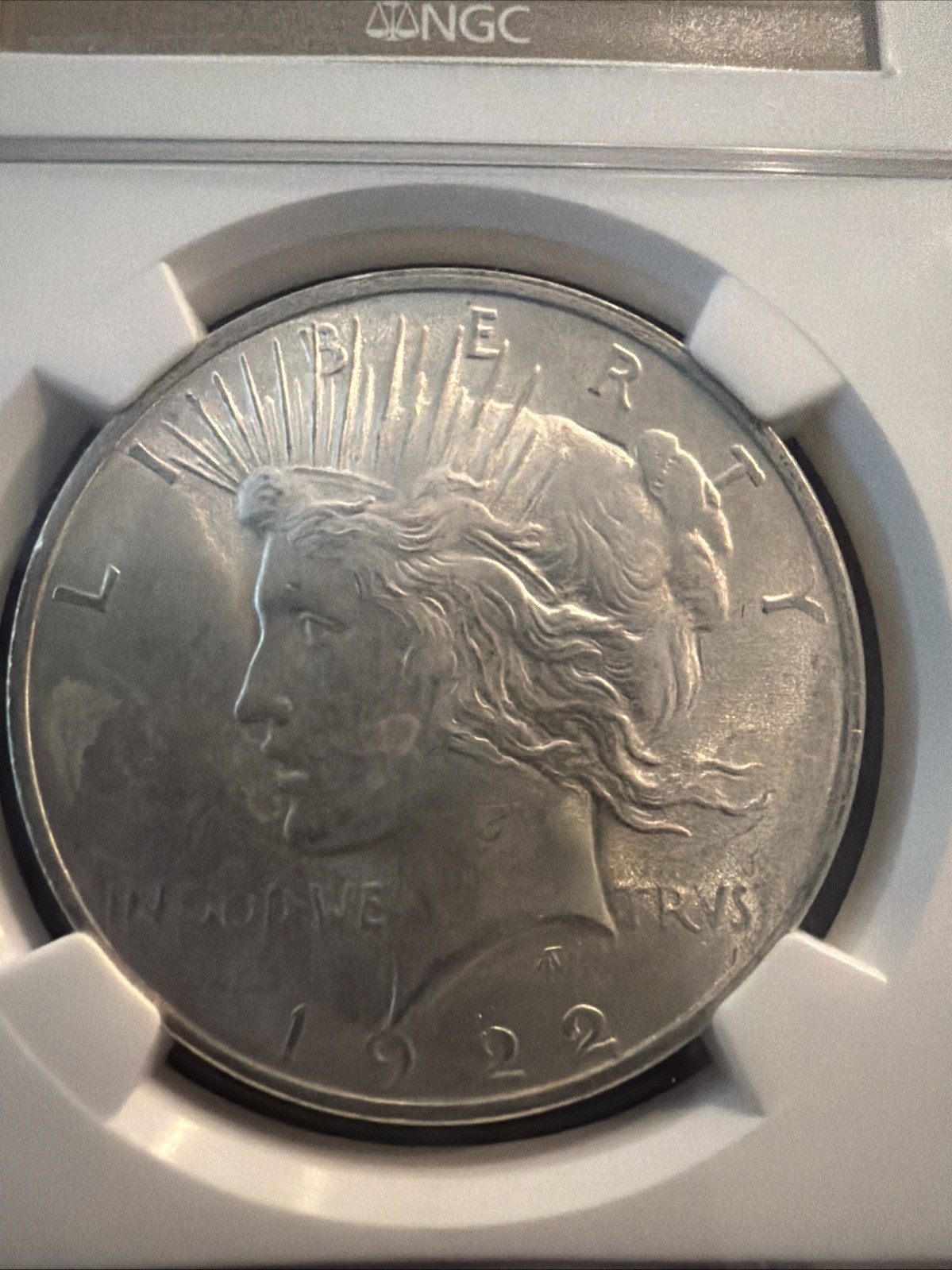 1922 s $1 mcclaren collection MS63 NGC Peace
