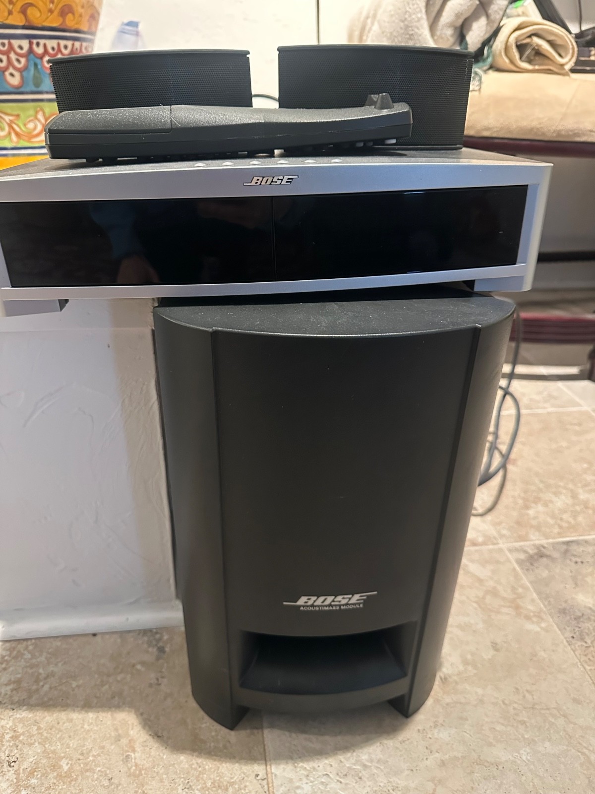 Bose AV3-2-1 II Media Center w/ PS 3-2-1 III Speaker System, Subwoofer, Remote