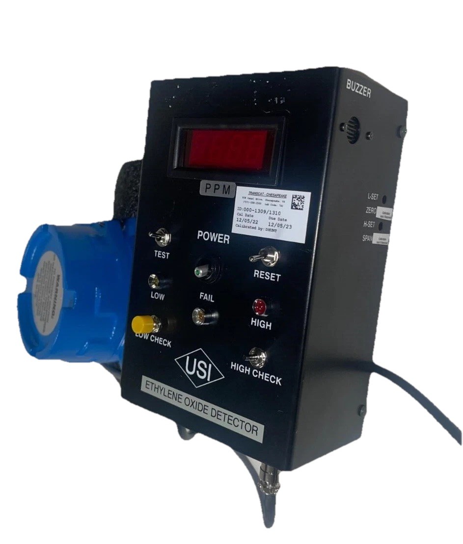 NEW OPEN BOX USI Ethylene Oxide Detector with Controller - New – Open box