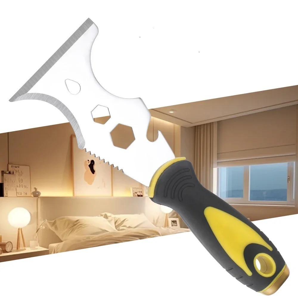 15 In 1 Stainless Steel Putty Knife Paint Scraper DIY Cleaning Tool Opener