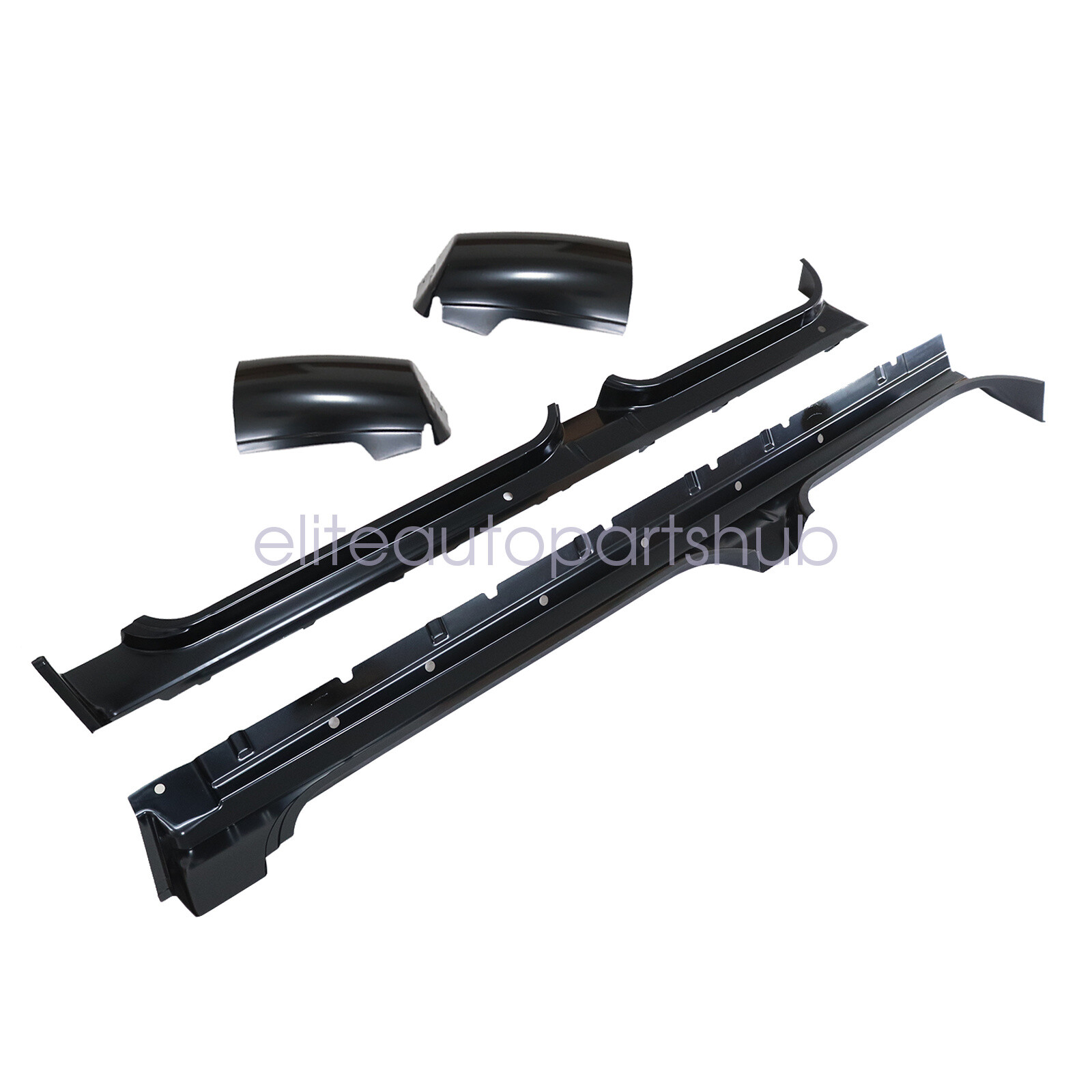 For 07-13 Chevy Silverado GMC Sierra New Rocker Panel Cab Corner Kit Crew Cab