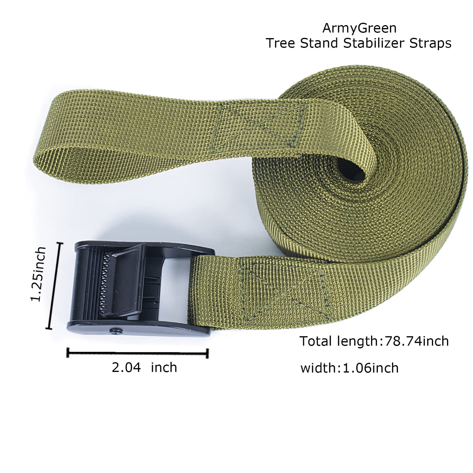 WILLWIN Tree Stand Stabilizer Straps Tree Stand Accessories Hunting Utility S...
