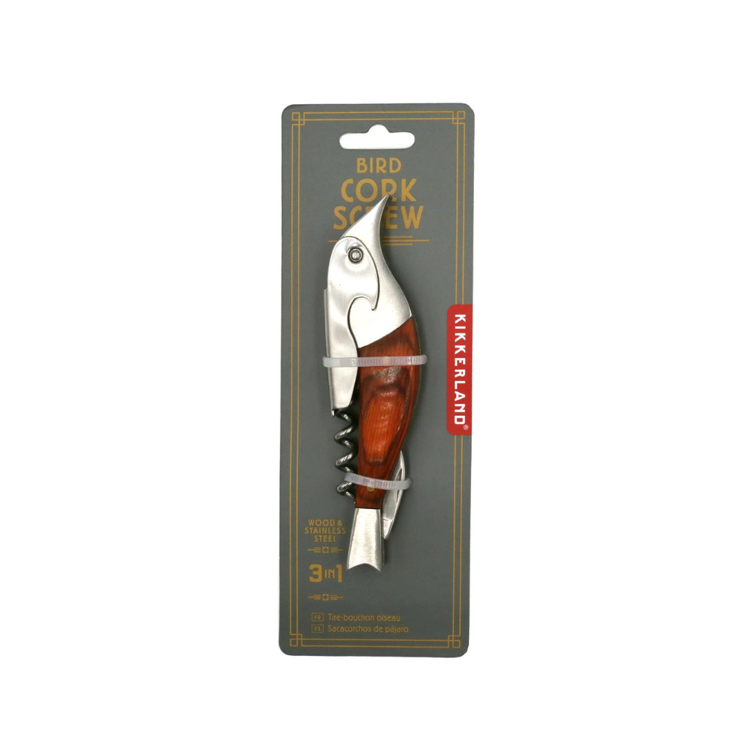 Kikkerland Bird Corkscrew