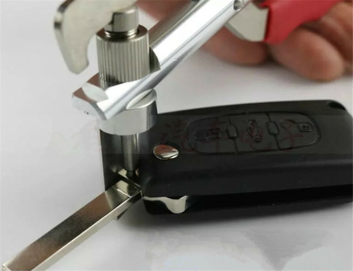 Car Key Blade Remote Pin Disassembling Plier Lock Tools Kit W/Box Accessories