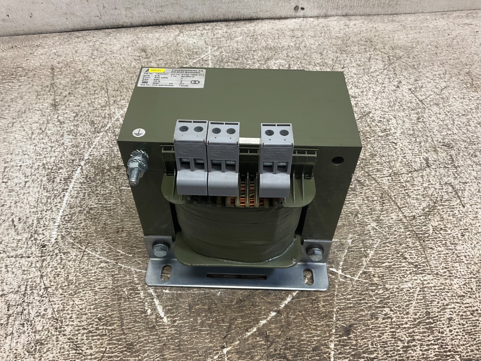 Huber 1200341 Transformer 2.5 kVa 01221925011 (TSC)