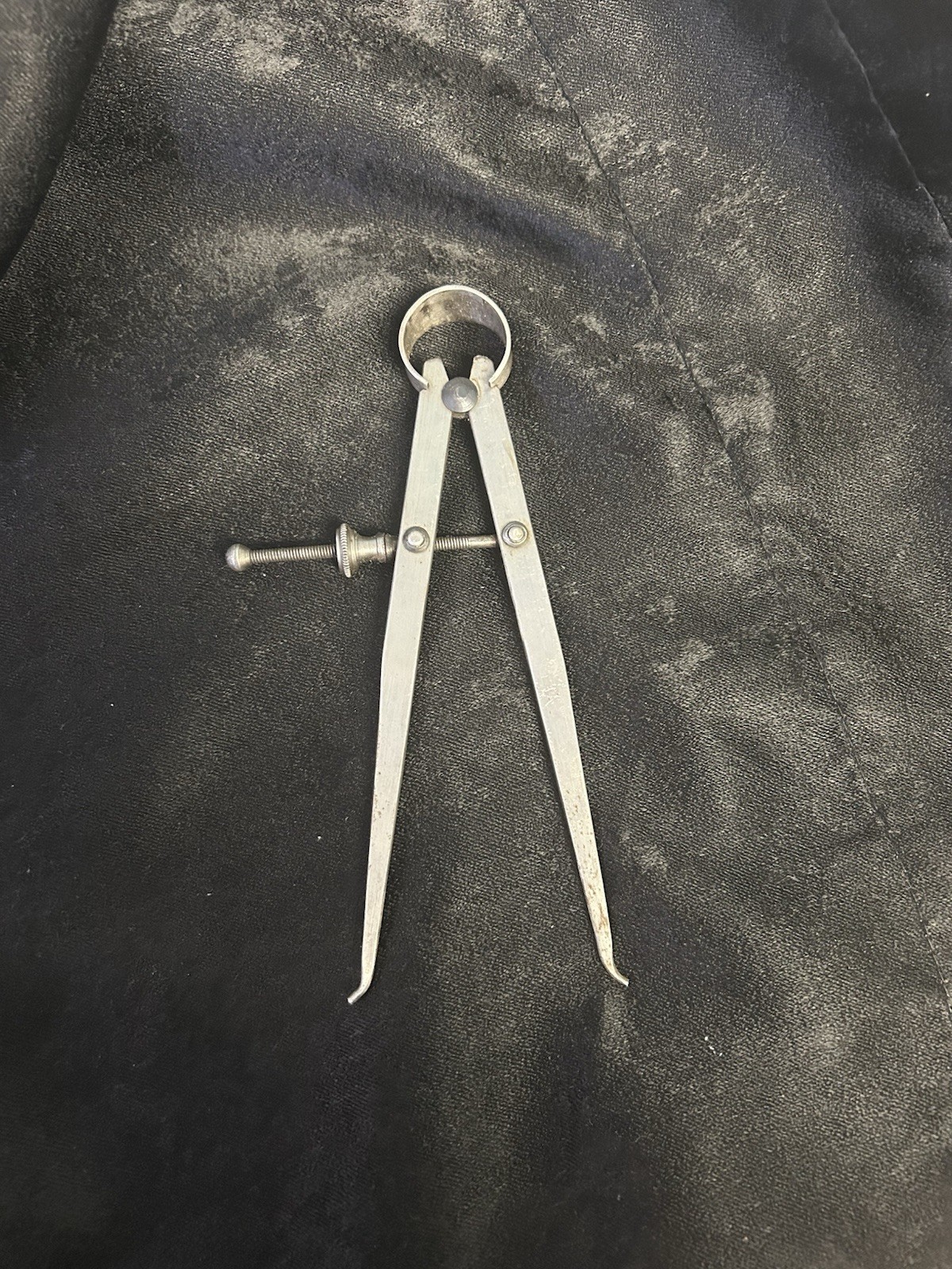 Vintage Inside Caliper Flat Leg Spring Divider Tool- 7inch