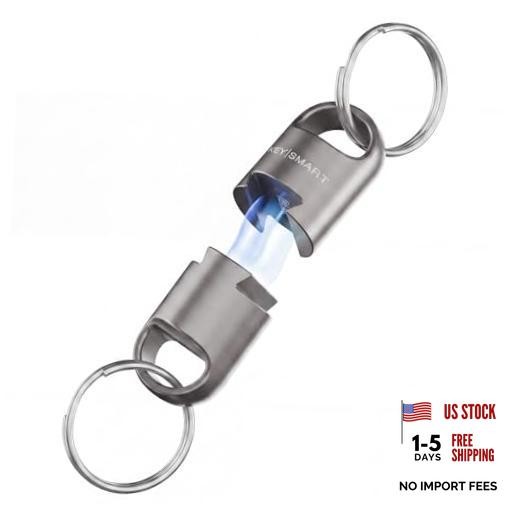 KeySmart MagConnect Pro Magnetic Key Holder for Purse, Key Titanium (1 Pack)