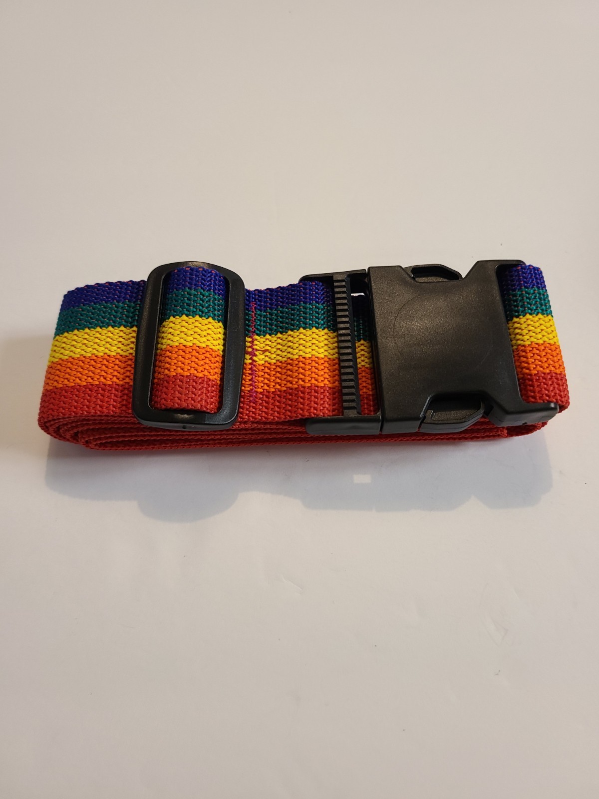 NWOT 🌈 RAINBOW Strong Travel Suitcase Luggage Baggage Strap Tie Adjustable