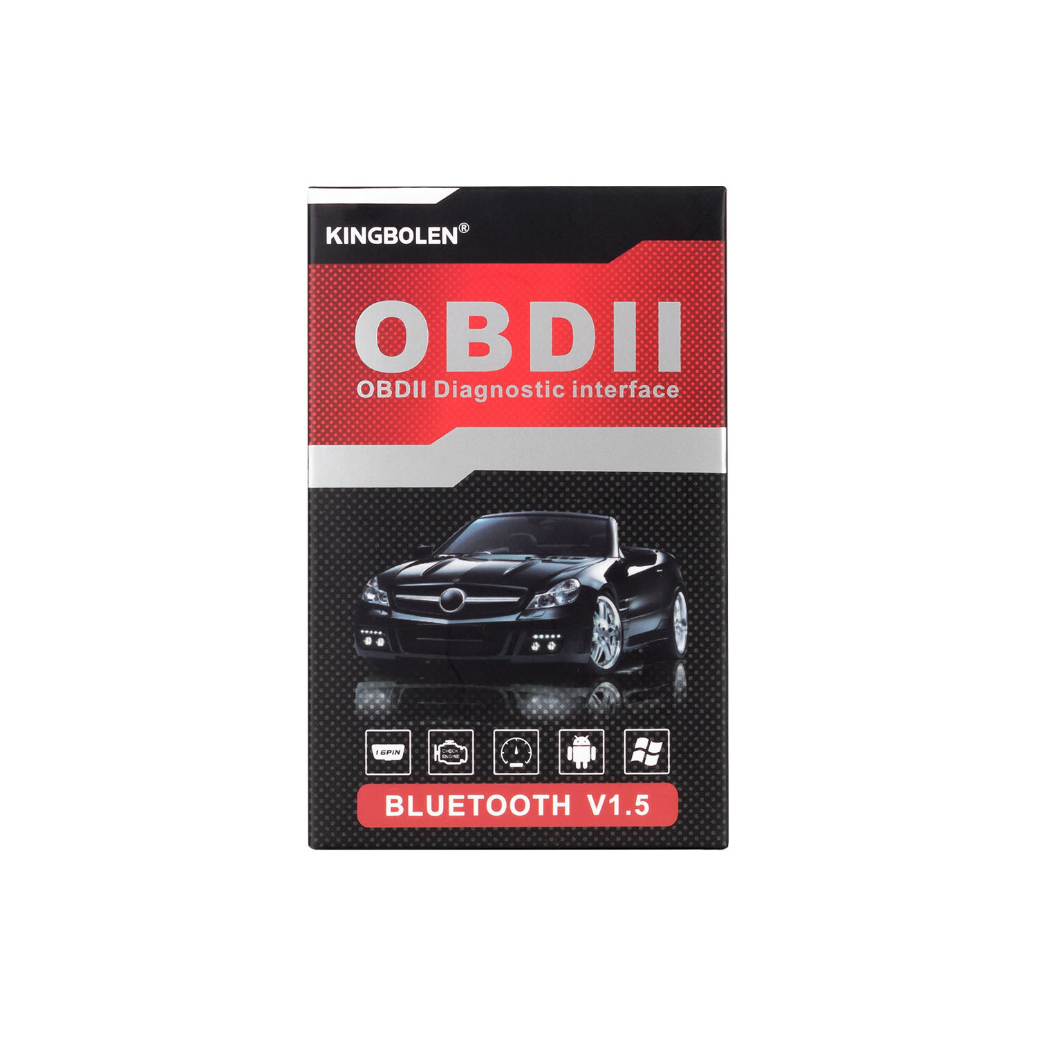 Bluetooth OBD2 OBDII Car Diagnostic Scanner Auto Fault Code Reader Tool ELM327