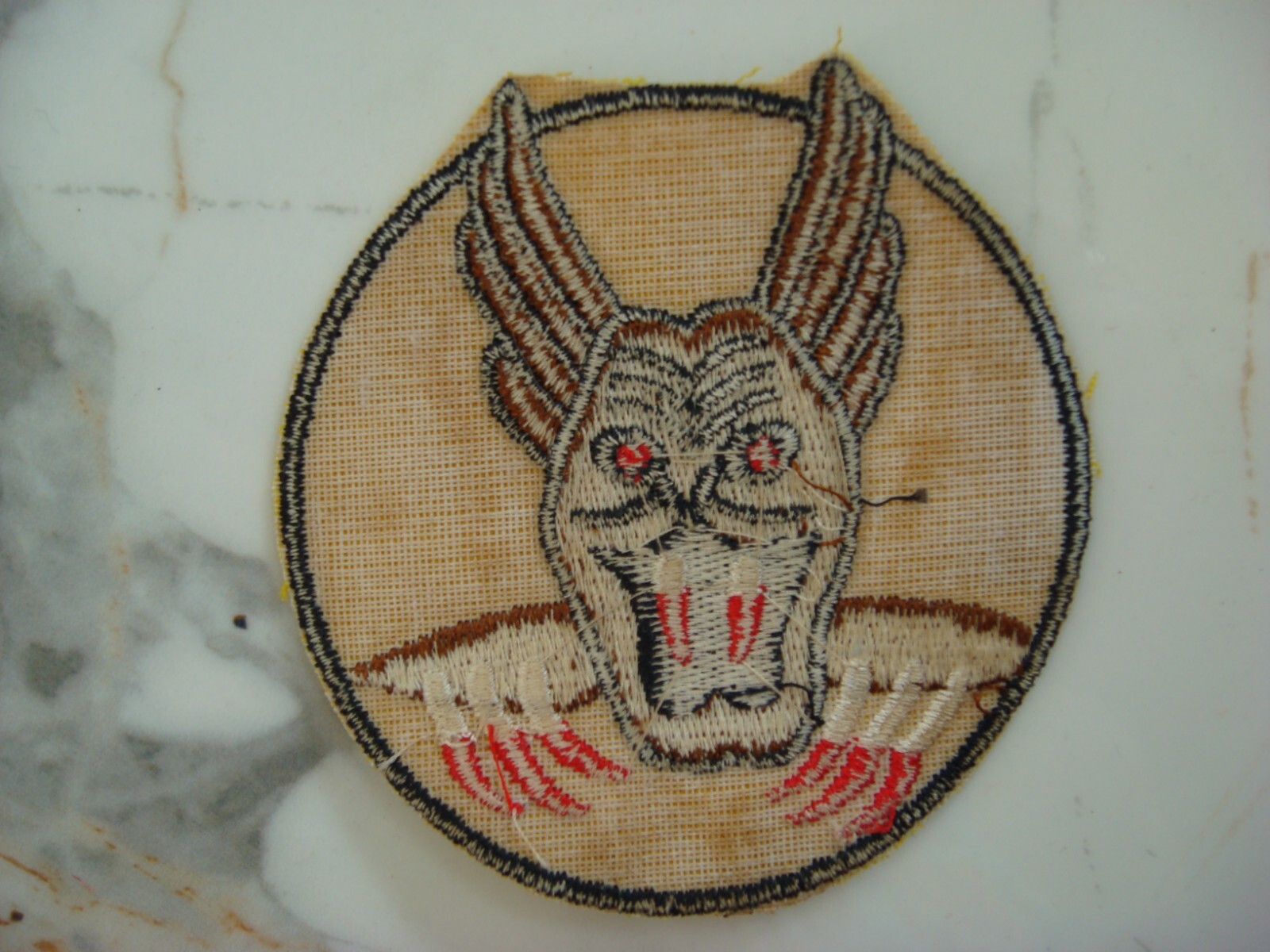 USAF 7th FIGHTER SQ SCREAMING DEMONS , VIETNAM WAR PATCH