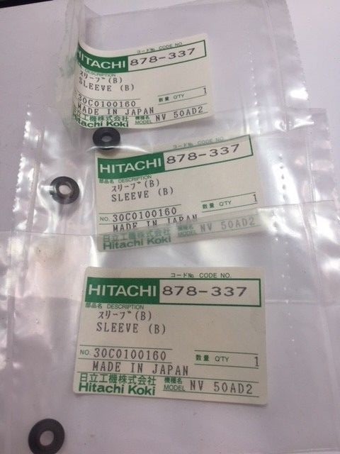 3 Qty- Genuine Hitachi 878337 878-337 Sleeve B for NV50AD2 NV83A NV50AP3 NV65AH