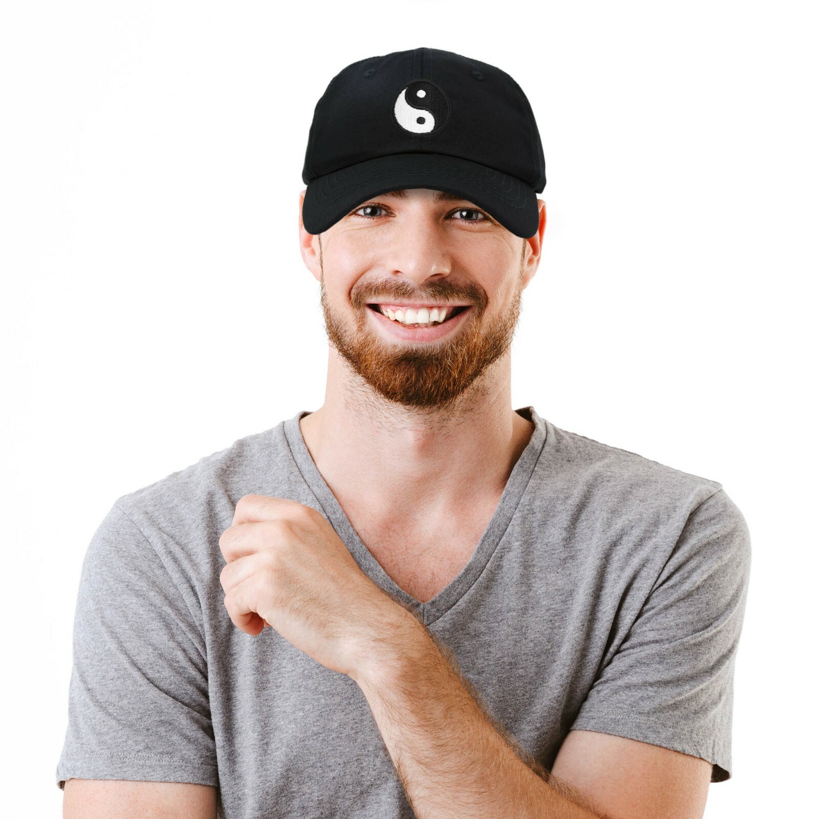 DALIX Ying Yang Dad Hat Baseball Cap Zen Peace Balance Philosophy