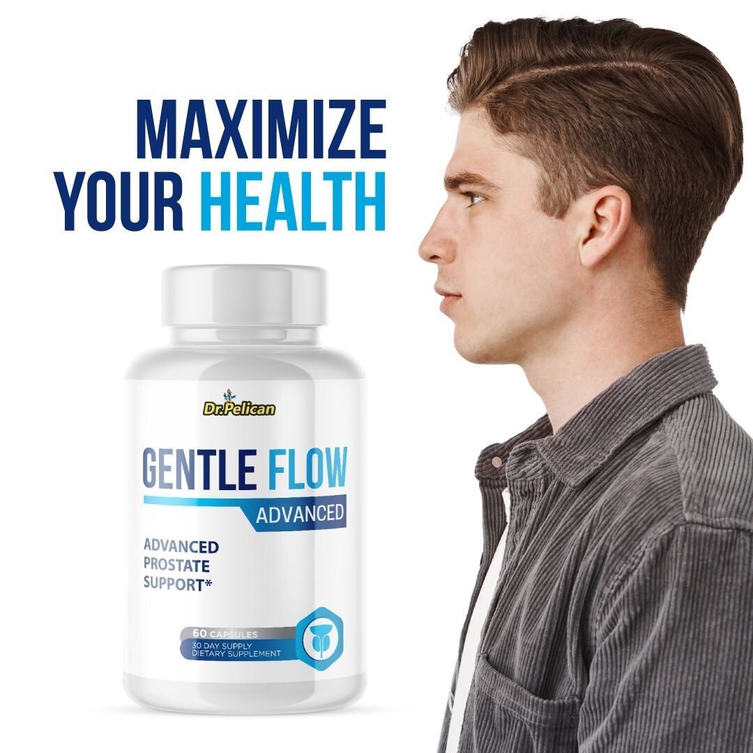Gentle Flow Advanced - Prostate Support- 12 Bottles- 720 Capsules