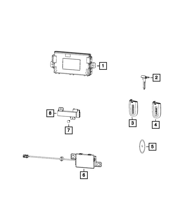 Genuine Mopar Hub Receiver 68315981AD