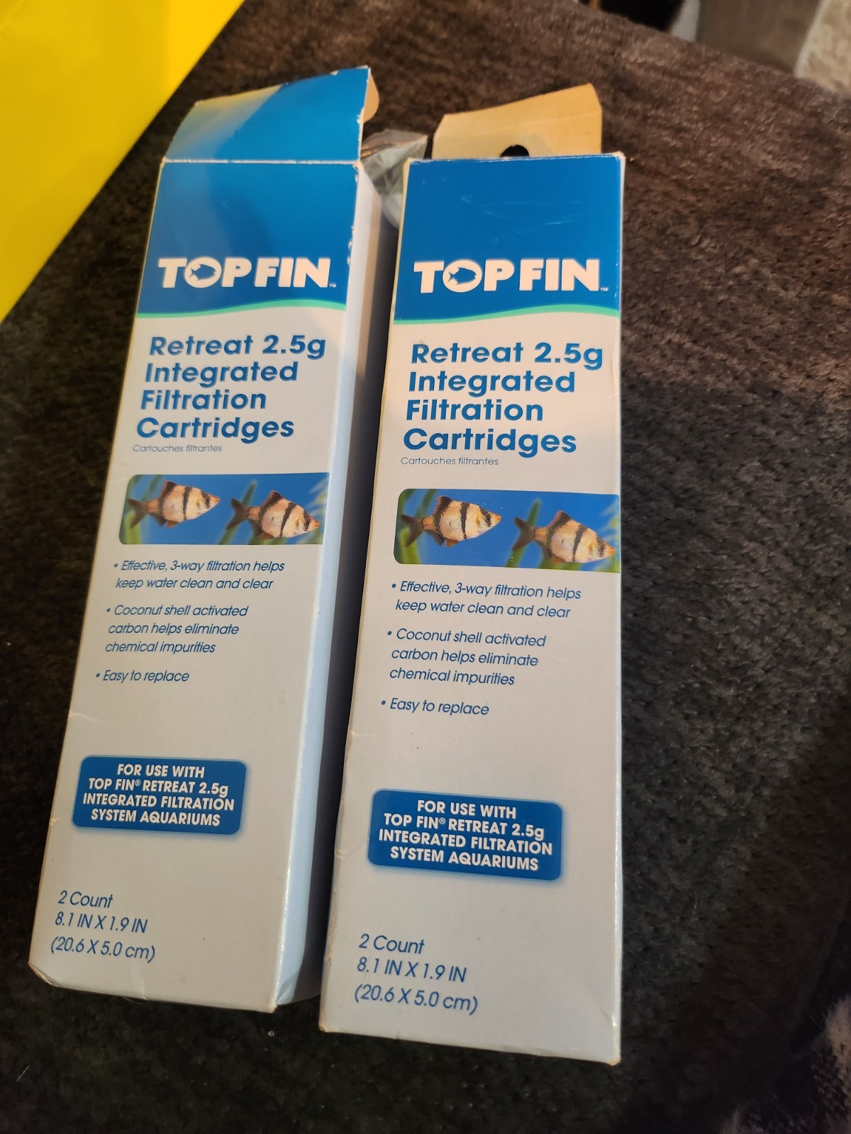 Lot  Top Fin Small Retreat Filter Cartridges 2 Ct.TF-SMALL 5255669 TF-26-3392