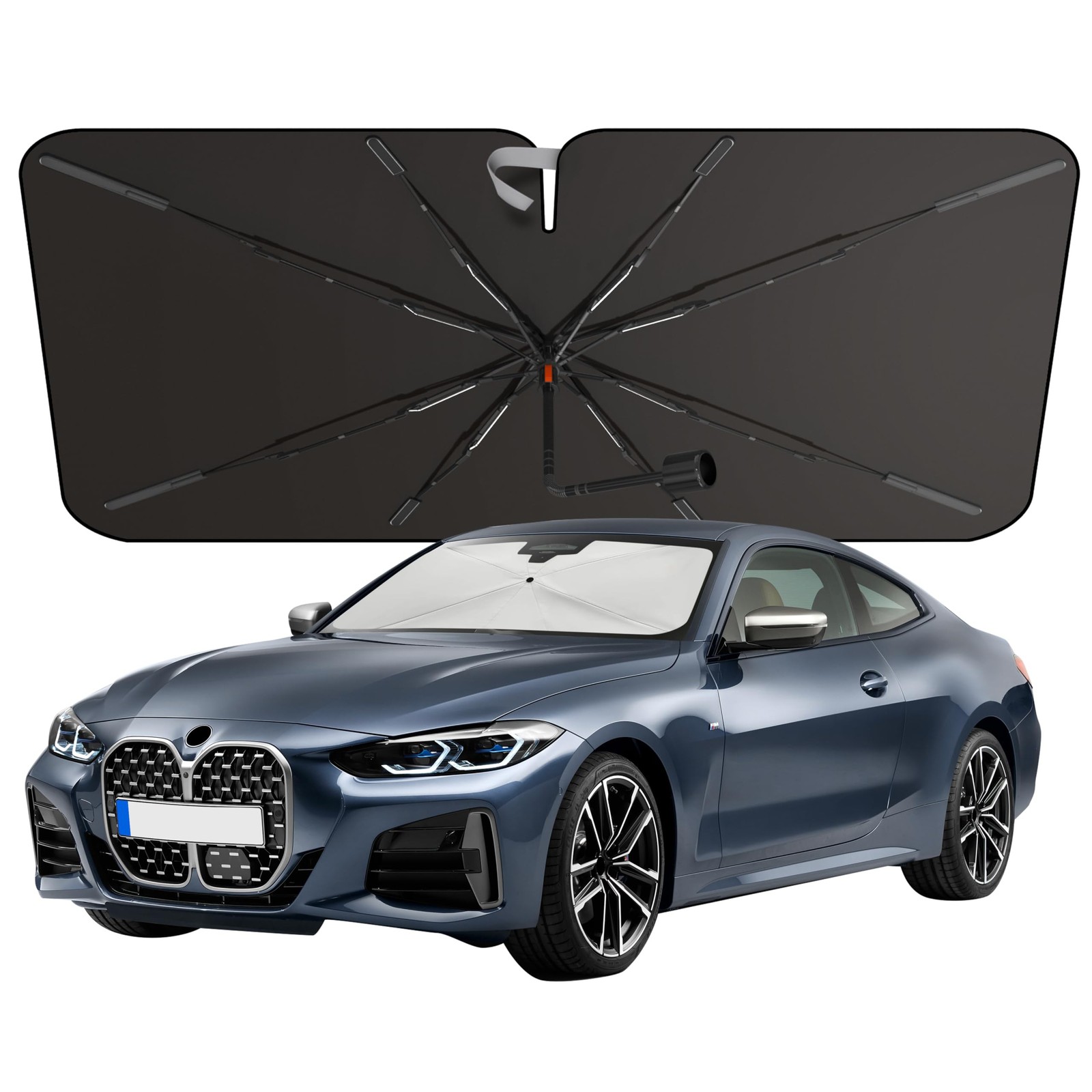 EcoNour Premium Umbrella Windshield Sun Shade for Car | Foldable Umbrella Sun...