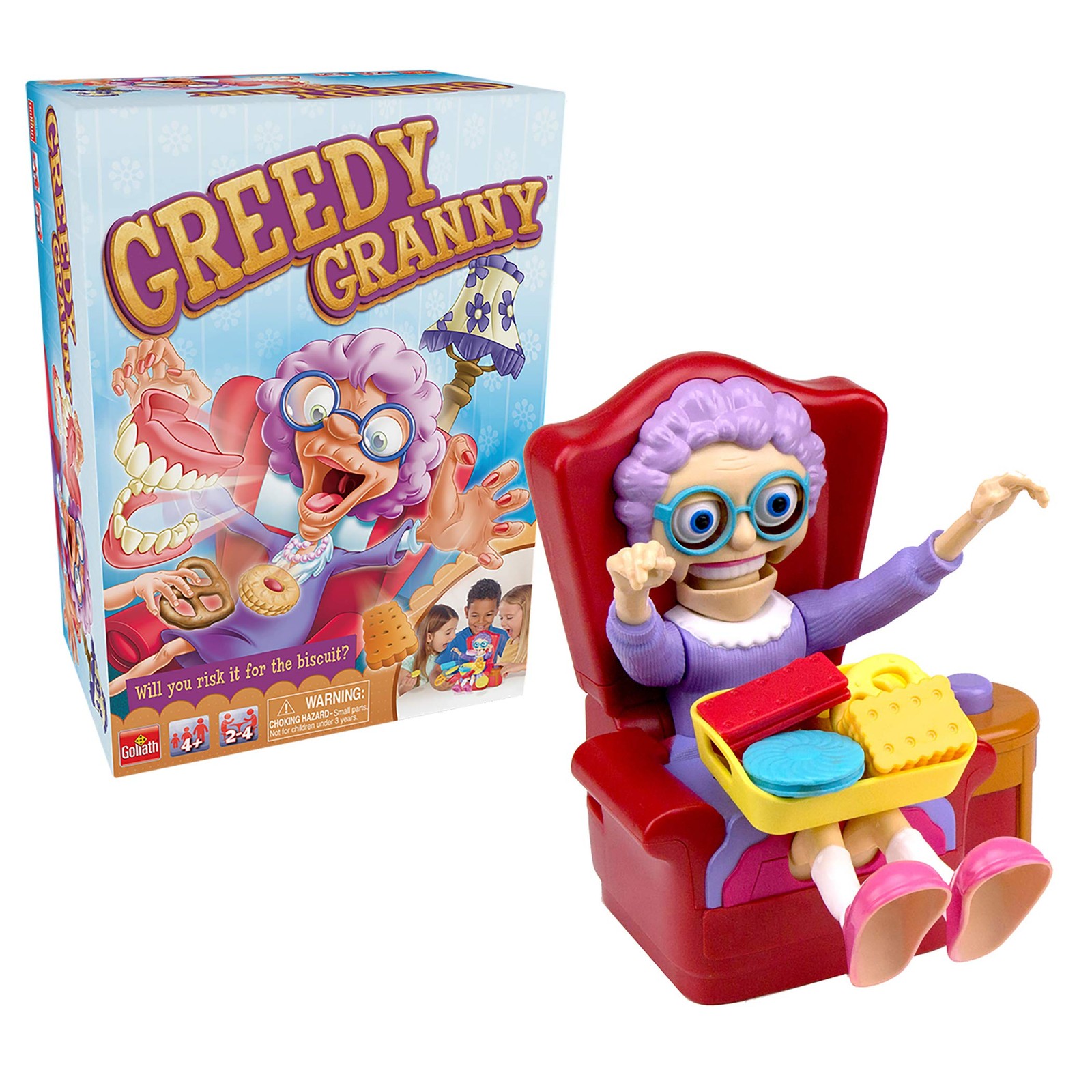 Greedy Granny Tabletop Game Fun Treat Swiping for 2 to 4 Players Ages 4 and Up