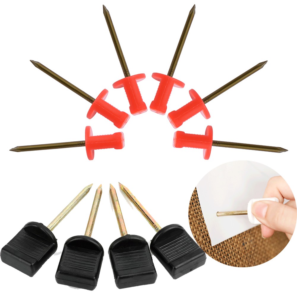Archery Target Pins Steel Nail Fix Straw Paper  Face Foam Practice Bow Shooting