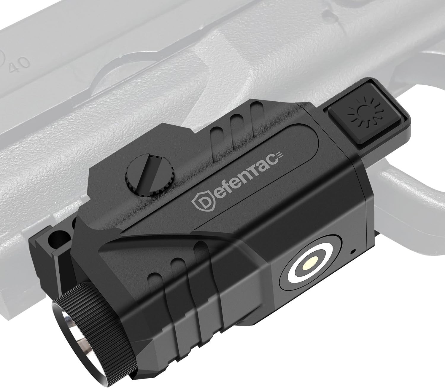 DEFENTAC Pistol Light Strobe Function Guns 600 Lumens Tactical Flashlight New