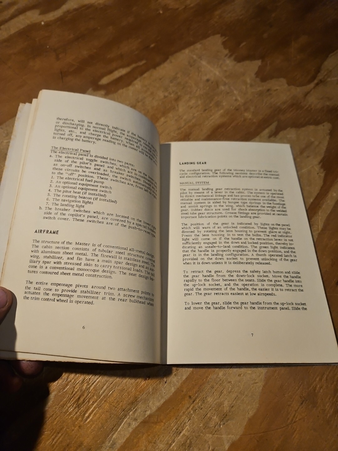 1965 Mooney Master Model M20D Owners Manual