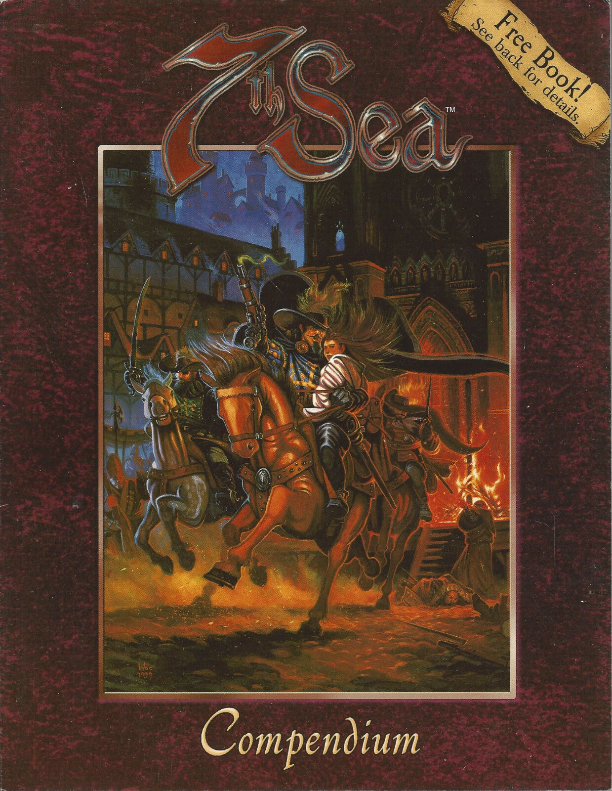 Seventh  (7th) Sea Compendium SC  NEW  OOP  AEG 7004